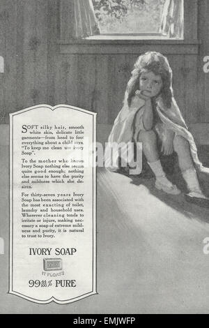 Ivory Soap Advertisement, circa 1916 Stock Photo