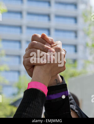 Urban handshake  (homie handshake) - USA Stock Photo