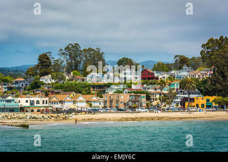 View of the beach in Capitola, California. Stock Photo