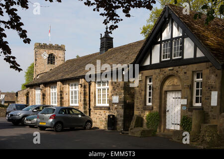 UK, England, Lancashire, Ribble Valley, Ribchester, St Wilfrid’s Church and Roman Museum Stock Photo