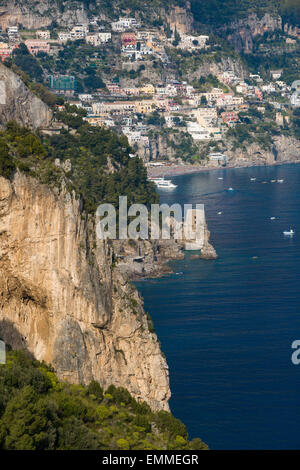 Amalfi Coast near Positano, Campania, Italy Stock Photo