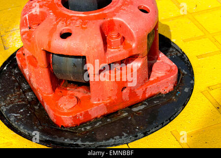 red drill bits for oil and gas extraction Stock Photo