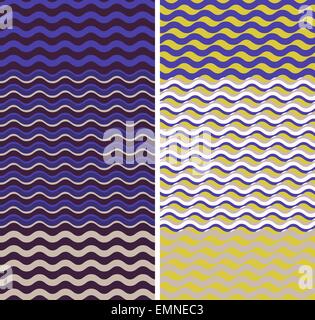 Set of geometric seamless pattern backgrounds Stock Vector