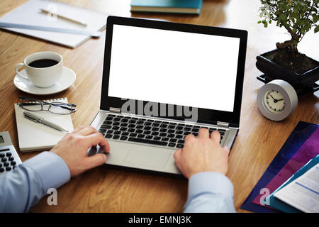 Business laptop Stock Photo