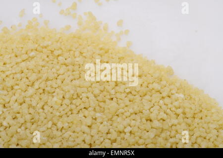 Close up of Couscous background grains seeds Stock Photo