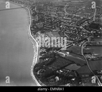 Aerial view of Felixstowe. Circa 1926 Stock Photo