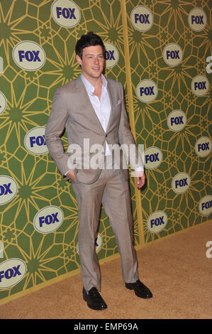 PASADENA, CA - JANUARY 8, 2012: Glee star Cory Monteith at Fox TV's Winter 2012 All-Star Party at Castle Green in Pasadena. January 8, 2012 Pasadena, CA Stock Photo