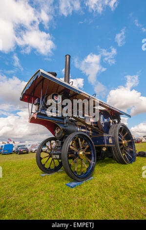 Traction Engine at the cosby show Leicester Stock Photo