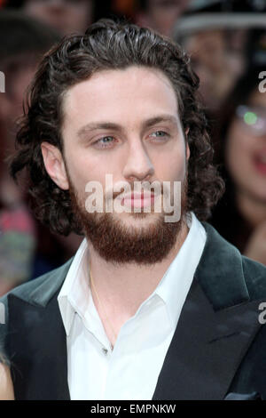 Aaron Taylor-Johnson arriving for the Avengers: Age Of Ultron premiere, at Westfield Shepherd's Bush, London. 21/04/2015/picture alliance Stock Photo