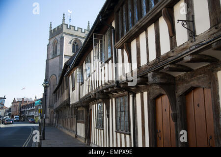 Guildhall Church Street Stratford Upon Avon Warwickshire England Stock Photo