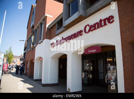 Exterior of the Shakespeare Centre in Henley Street, Stratford upon Avon warwickshire Stock Photo