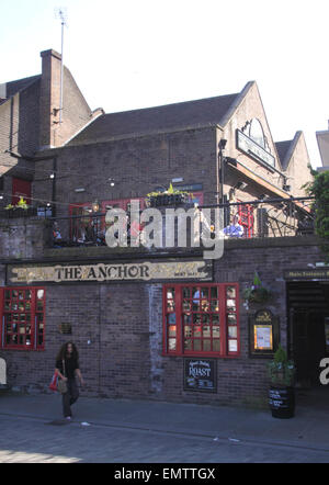 The Anchor Pub South Bank London Stock Photo