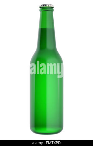 Beer  bottle isolated on white background. Stock Photo