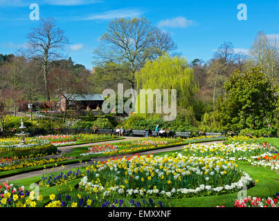 Dingle gardens, Shrewsbury, Shropshire, England UK Stock Photo