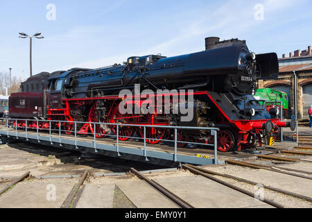 Steam locomotive Borsig 03 2155-4 (DRG Class 03) Stock Photo