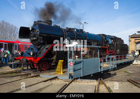 Steam locomotive Borsig 03 2155-4 (DRG Class 03) Stock Photo