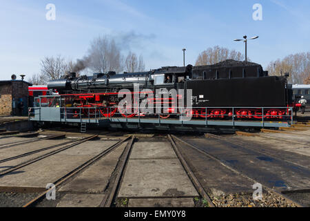 Steam locomotive Borsig 03 2155-4 (DRG Class 03) Stock Photo