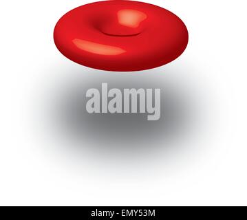 Red pill vector illustration Stock Vector