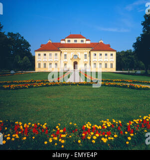 Eine Ausflug zum Schloss Lustheim bei München, Bayern, Deutschland 1980er Jahre. A trip to Lustheim castle near Munich, Bavaria, Stock Photo