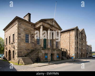 UK, England, Lancashire, Lancaster, St George’s Quay, Maritime Museum in former Custom House building Stock Photo