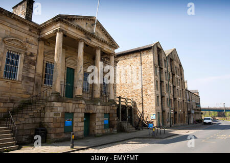 UK, England, Lancashire, Lancaster, St George’s Quay, Maritime Museum in former Custom House building Stock Photo