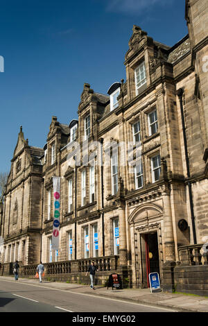 UK, England, Lancashire, Lancaster, Meeting House Lane, The Storey Arts Centre and TIC Stock Photo