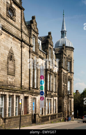 UK, England, Lancashire, Lancaster, Meeting House Lane, The Storey Arts Centre and TIC Stock Photo