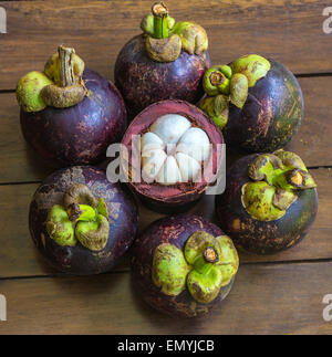 Mangosteen fruit. Stock Photo