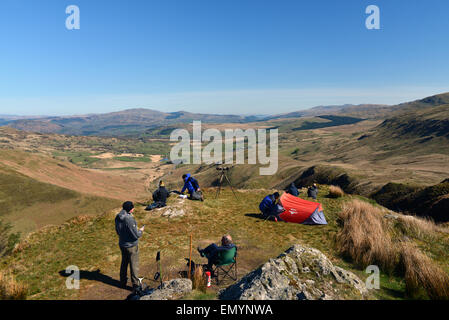 Mach Loop cad east mid wales Machynlleth Uk low level flying area Stock ...