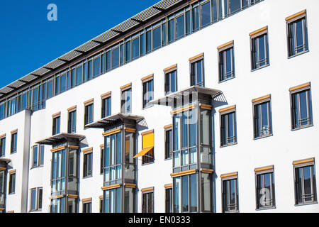 A modern office building seen in Berlin Stock Photo