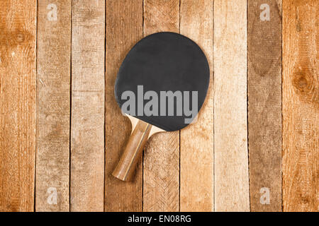 Vintage ping pong paddle Stock Photo