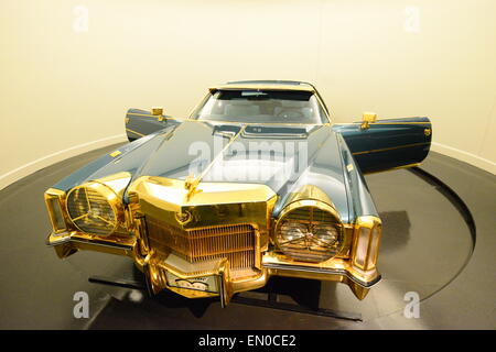 Isaac Hayes gold plated Cadillac Eldorado Stock Photo