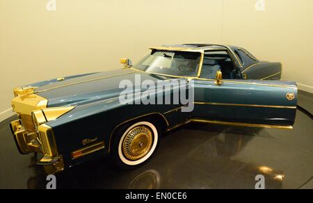 Isaac Hayes gold plated Cadillac Eldorado Stock Photo