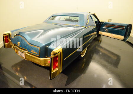 Isaac Hayes gold plated Cadillac Eldorado Stock Photo