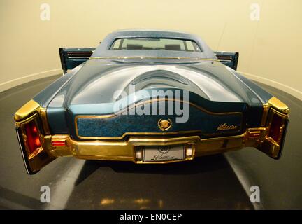 Isaac Hayes gold plated Cadillac Eldorado Stock Photo