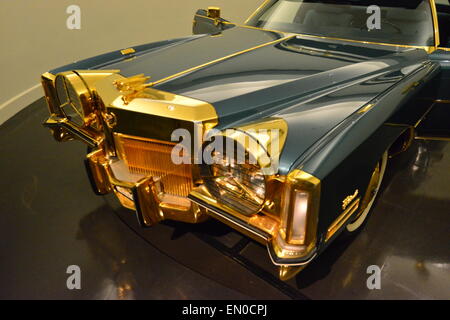 Isaac Hayes gold plated Cadillac Eldorado Stock Photo