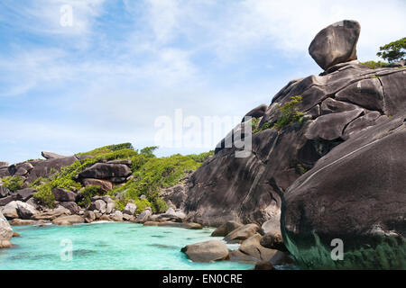 beautiful paradise beach on Similan islands, Thailand Stock Photo