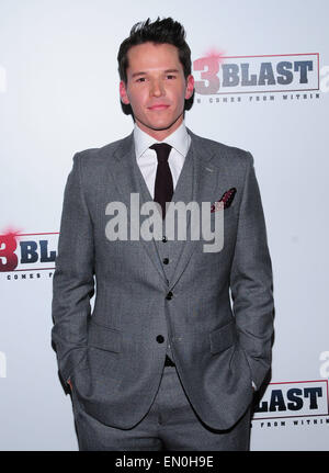 Premiere of '23 Blast' held at the Regal Cinemas E-Walk Theater - Arrivals  Featuring: Mark Hapka Where: New York City, New York, United States When: 20 Oct 2014 Stock Photo