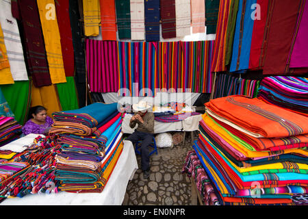 Traditional handwoven Mayan textile, Guatemala