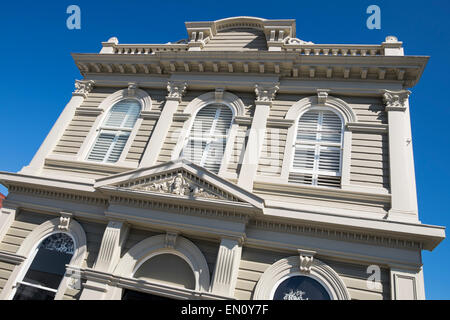 Victorian architecture on the Greytown main street in the Wairarapa region of New Zealand, Stock Photo