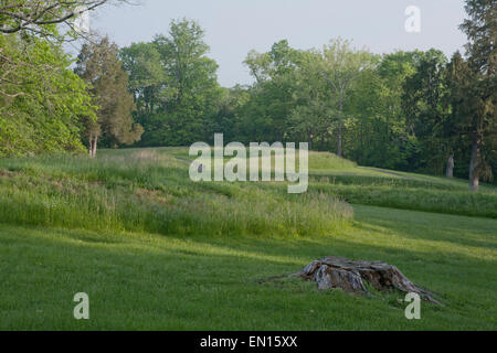 Serpent Mound in early morning light Stock Photo