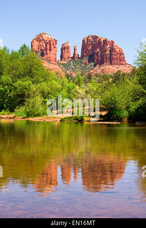 Cathedral Rock in Sedona, Arizona Stock Photo