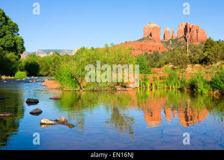 Cathedral Rock in Sedona, Arizona Stock Photo