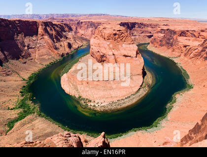 Horseshoe Bend on the Colorado River, Arizona Stock Photo