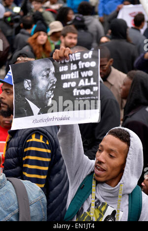 Baltimore, Maryland, USA. 25th Apr, 2015. Protesters attack Baltimore ...