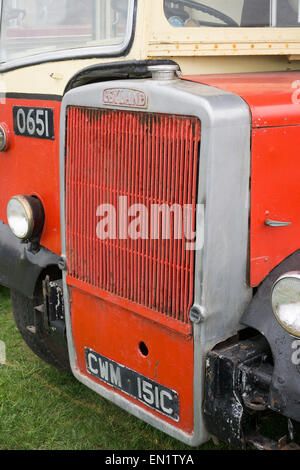 Vintage vehicles on display at classic car show, southport uk Stock Photo