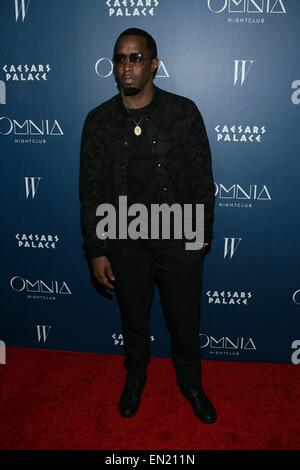 Las Vegas, NV, USA. 25th Apr, 2015. Sean Combs, Diddy at arrivals for Omnia Nightclub Grand Opening Weekend - SAT, OMNIA Nightclub at Caesars Palace, Las Vegas, NV April 25, 2015. Credit:  James Atoa/Everett Collection/Alamy Live News Stock Photo
