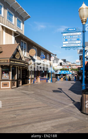 Pier 39 is a shopping mall and tourist attraction built on a pier in ...