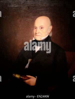 John Quincy Adams  1844  William Huchon Jr Stock Photo