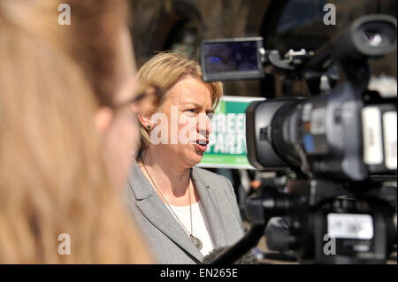 Natalie Bennett Leader Green Party Stock Photo